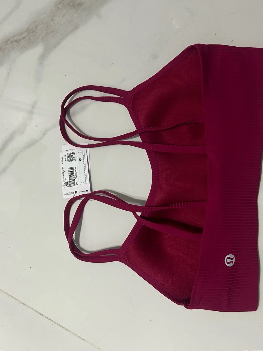 lululemon athletica Double-Strap Berry Sports Bra